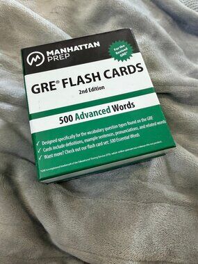 GRE Vocabulary Flashcards Advanced (Manhattan Prep)